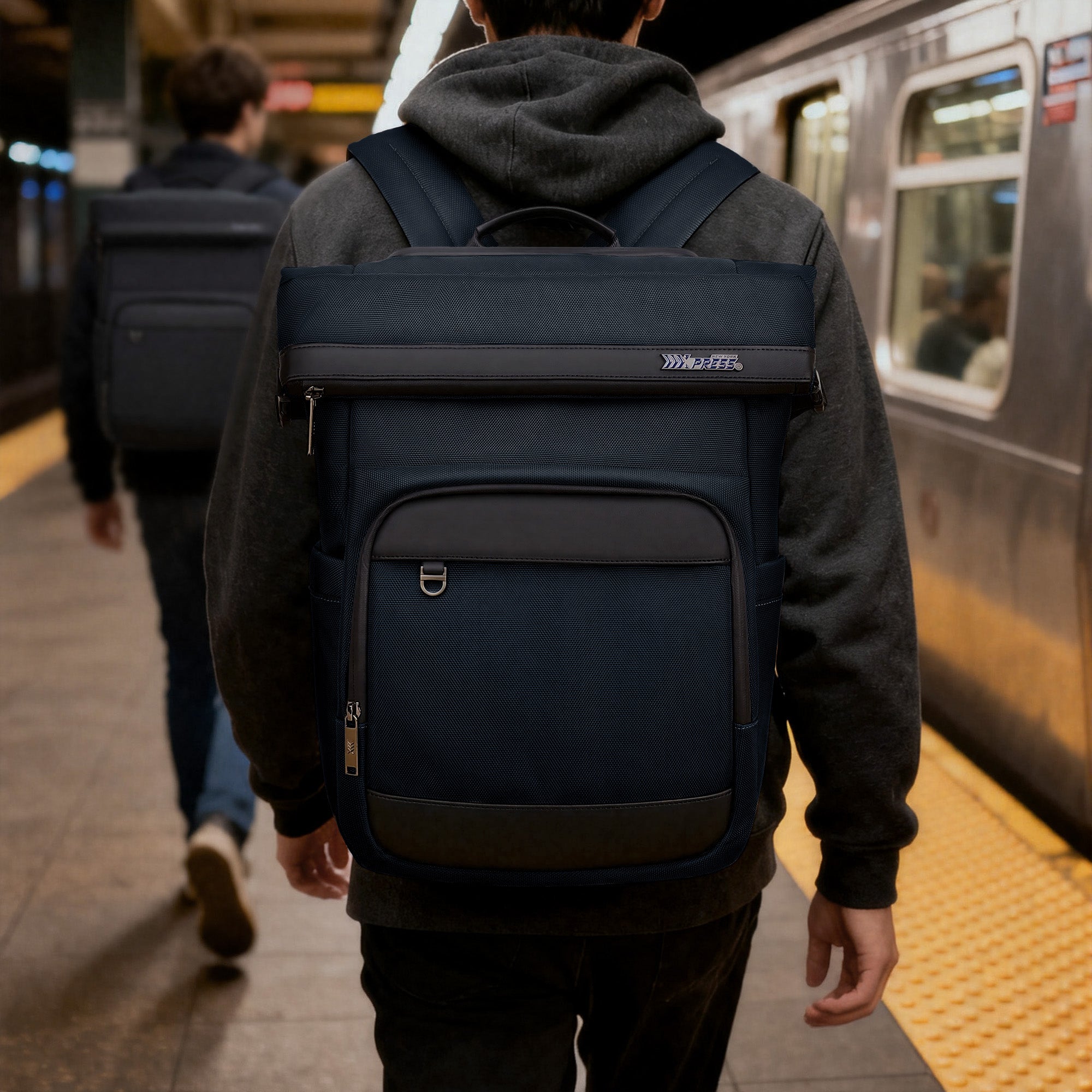 New York XPress B00684 Backpack 20'' Large Capacity Travel Laptop Backpack for 17 inch Laptop,Waterproof Backpack 27L