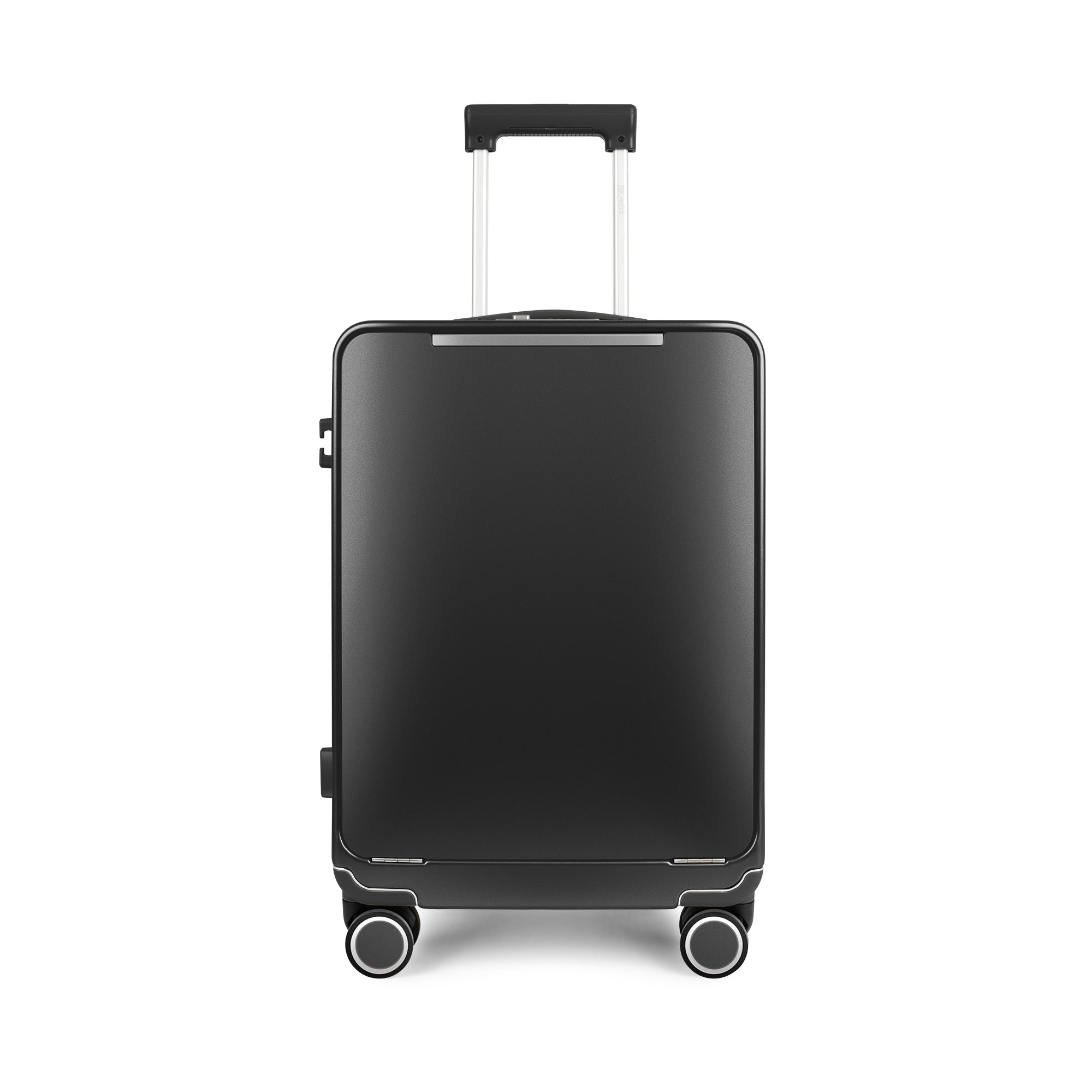 New York XPress LA-266, 20'' Carry on Luggage with Front Pocket & Cup Holder,Suitcase with Aluminum Frame,PC Hard Shell Suitcases w/TSA LOCK