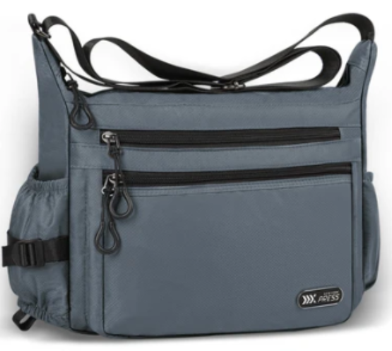 NEW YORK XPRESS Lightweight Crossbody Bag Water Resistant Multi Pocket Shoulder Handbag Casual Travel Purses and Handbags,Suitable for Men & Women