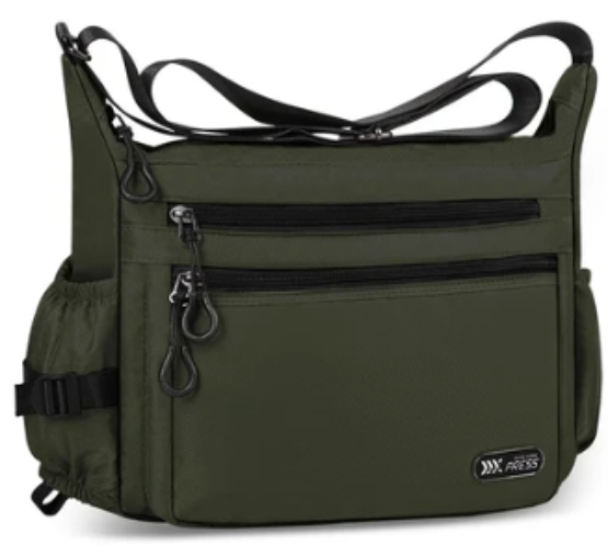 NEW YORK XPRESS Lightweight Crossbody Bag Water Resistant Multi Pocket Shoulder Handbag Casual Travel Purses and Handbags,Suitable for Men & Women