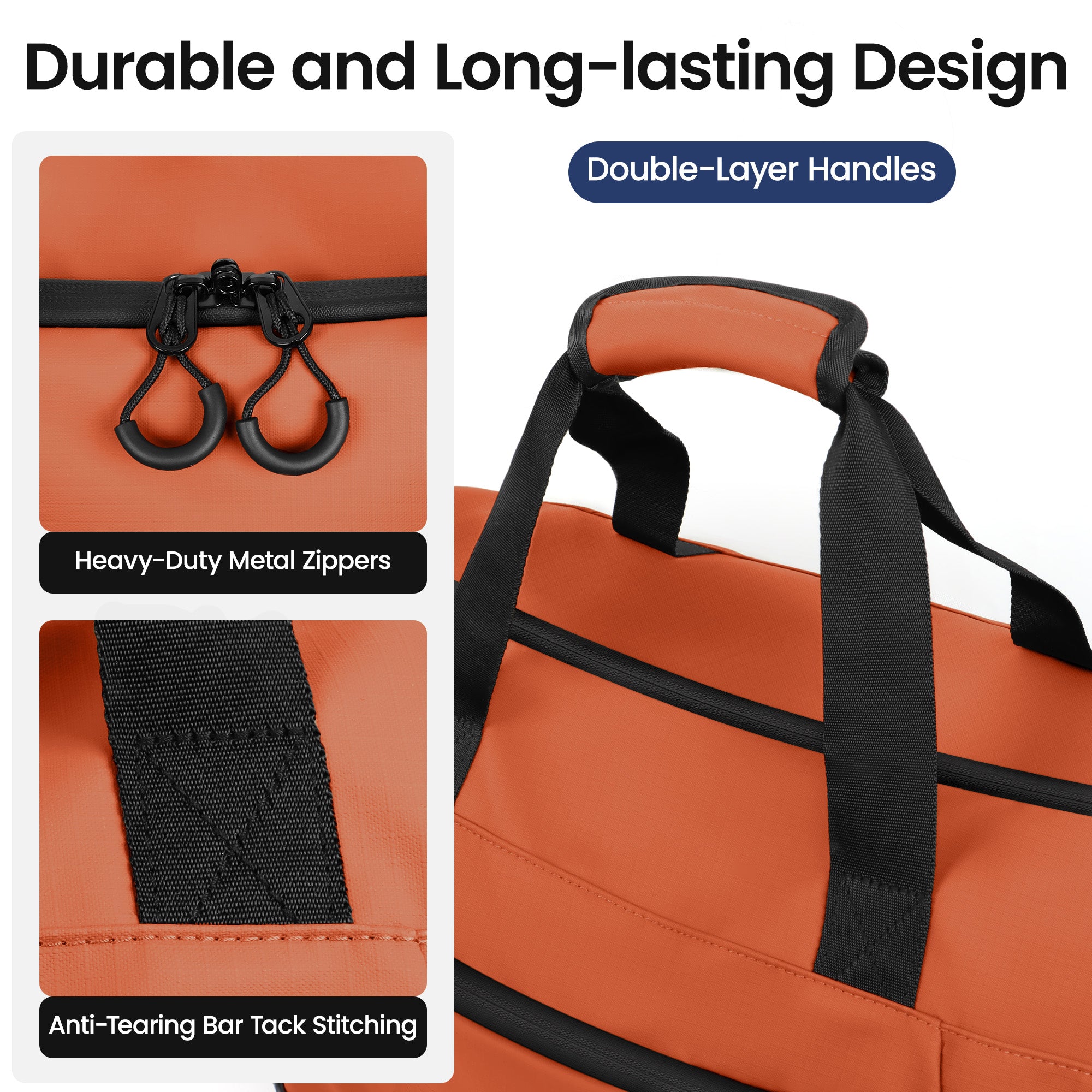 New York XPress GB-261, 2 in 1 Convertible Garment Bag for Travel,Carry on Garment Duffel Bag with Shoulder Strap,Hanging Suit Compartment,Duffle Bag