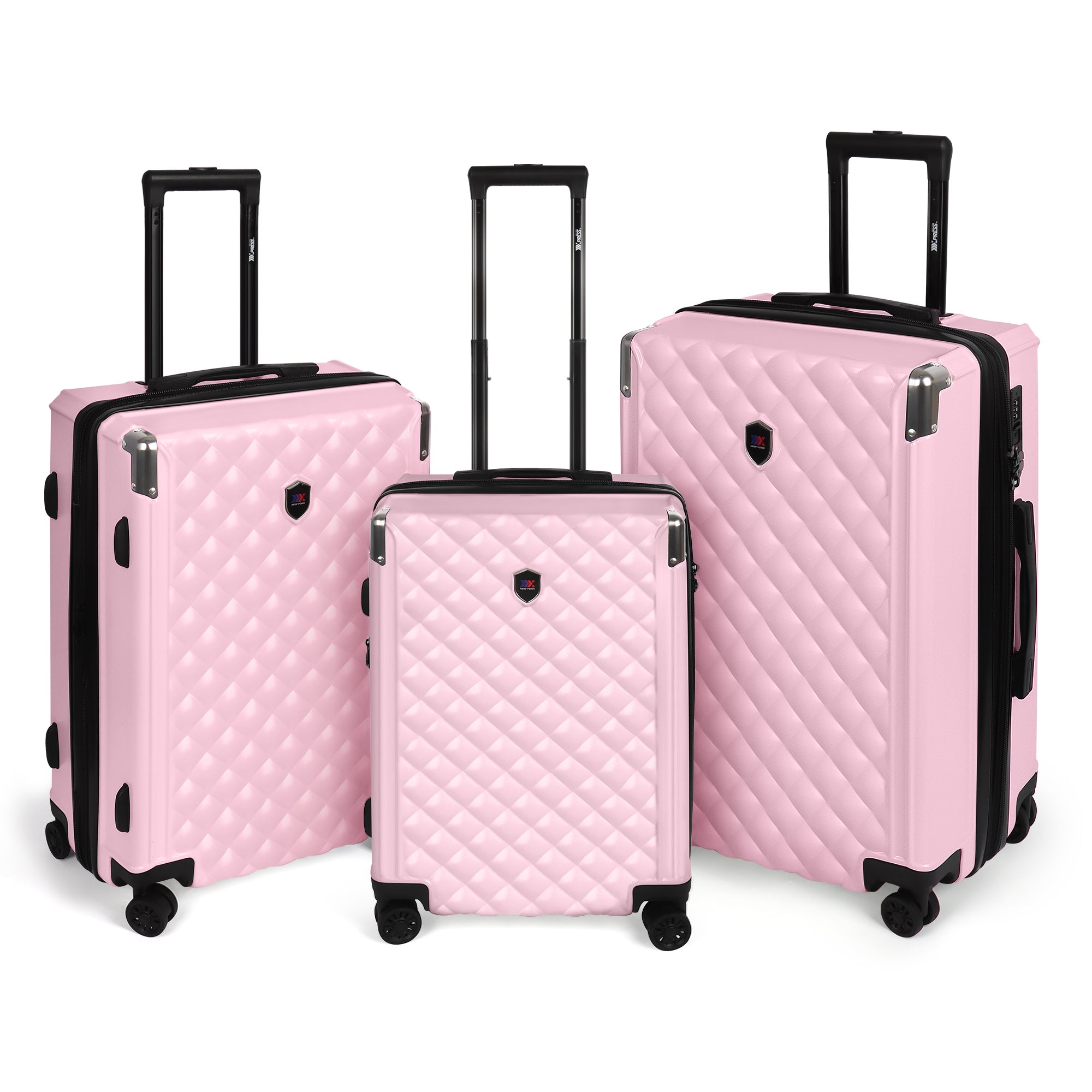WD-576-Luggage Sets 3 Piece(20/24/28in) PC Hardshell Suitcases