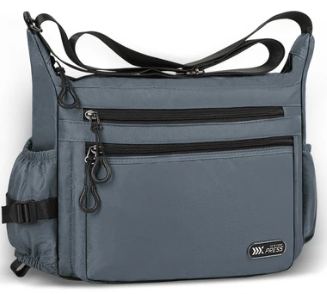 NEW YORK XPRESS Lightweight Crossbody Bag Water Resistant Multi Pocket Shoulder Handbag Casual Travel Purses and Handbags,Suitable for Men & Women
