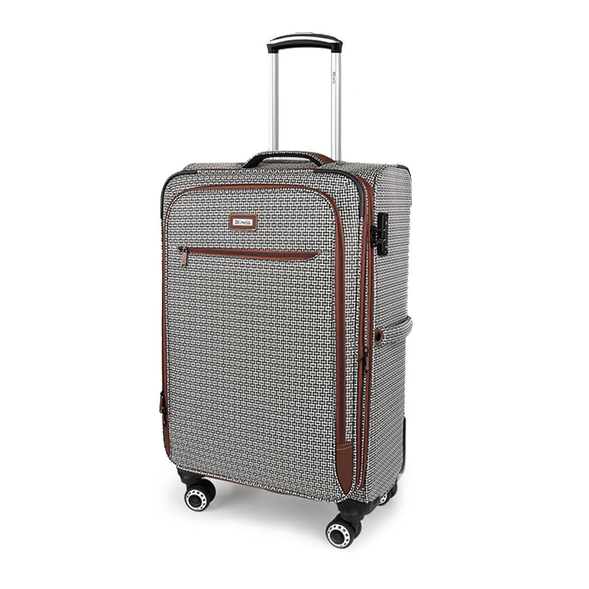 New York XPress XJ-2511-20'' Carry on Suitcase,26in/30in Softside Luggage w/TSA LOCK-Travel Luggage for Men Women