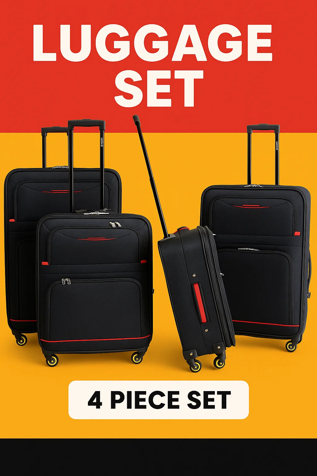 NEW YORK XPRESS WD-327 4 PIECE LUGGAGE (20"24"28"32)