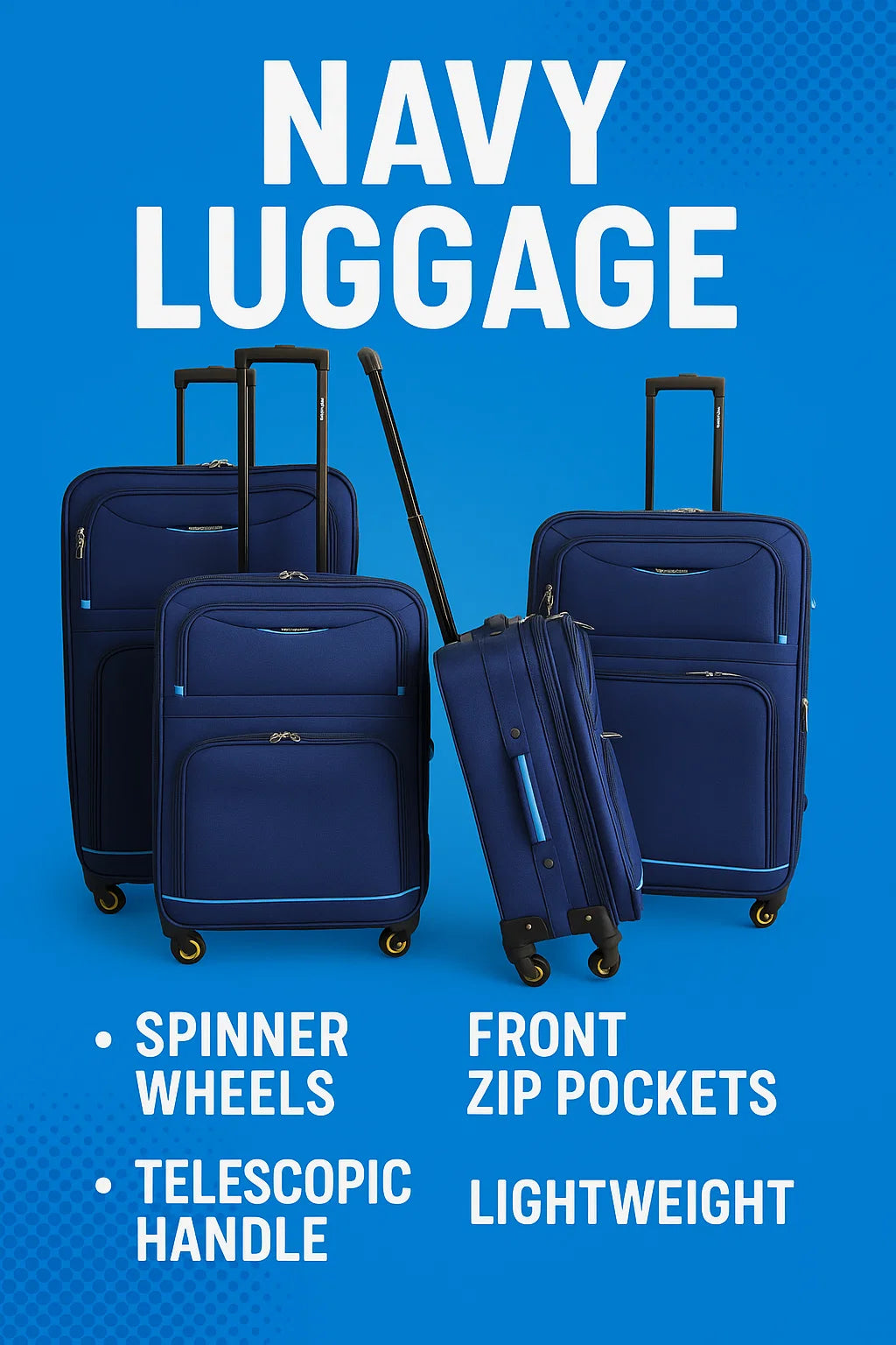NEW YORK XPRESS WD-327 4 PIECE LUGGAGE (20"24"28"32)