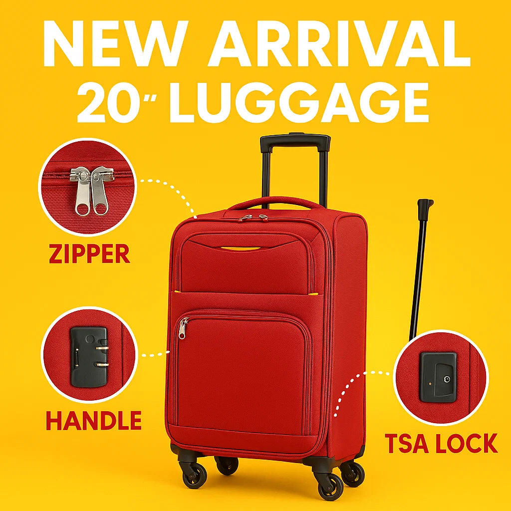 NEW YORK XPRESS WD-327 4 PIECE LUGGAGE (20"24"28"32)
