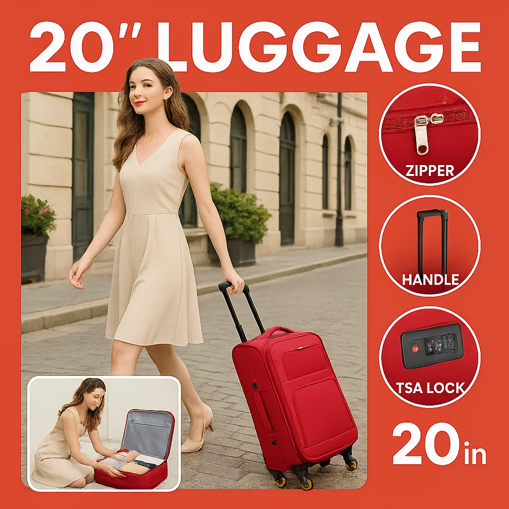 NEW YORK XPRESS WD-327 4 PIECE LUGGAGE (20"24"28"32)