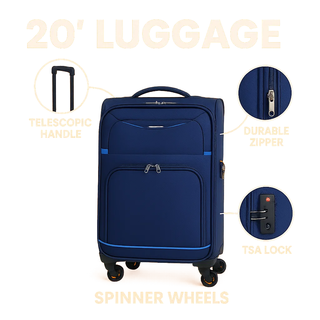 NEW YORK XPRESS WD-327 4 PIECE LUGGAGE (20"24"28"32)