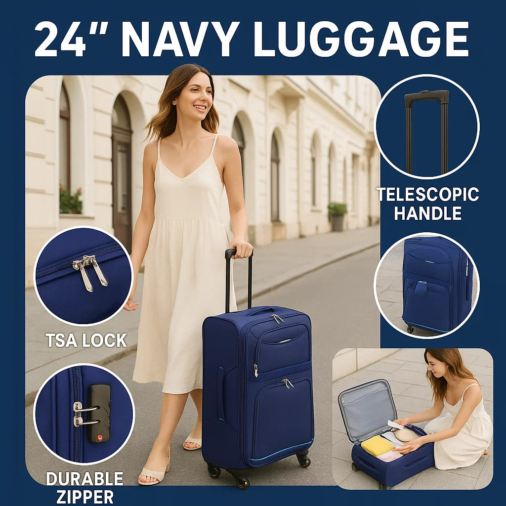 NEW YORK XPRESS WD-327 4 PIECE LUGGAGE (20"24"28"32)