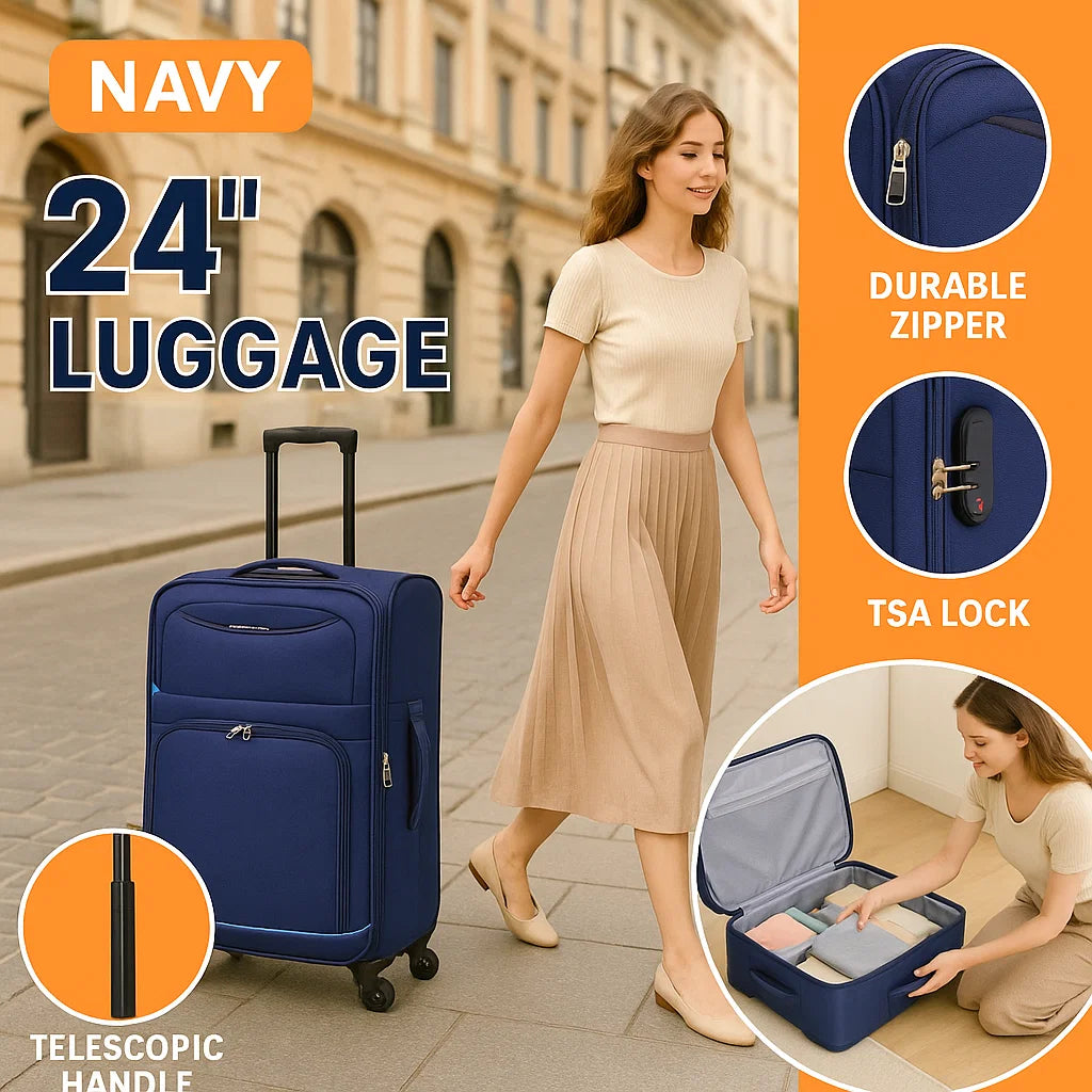 NEW YORK XPRESS WD-327 4 PIECE LUGGAGE (20"24"28"32)