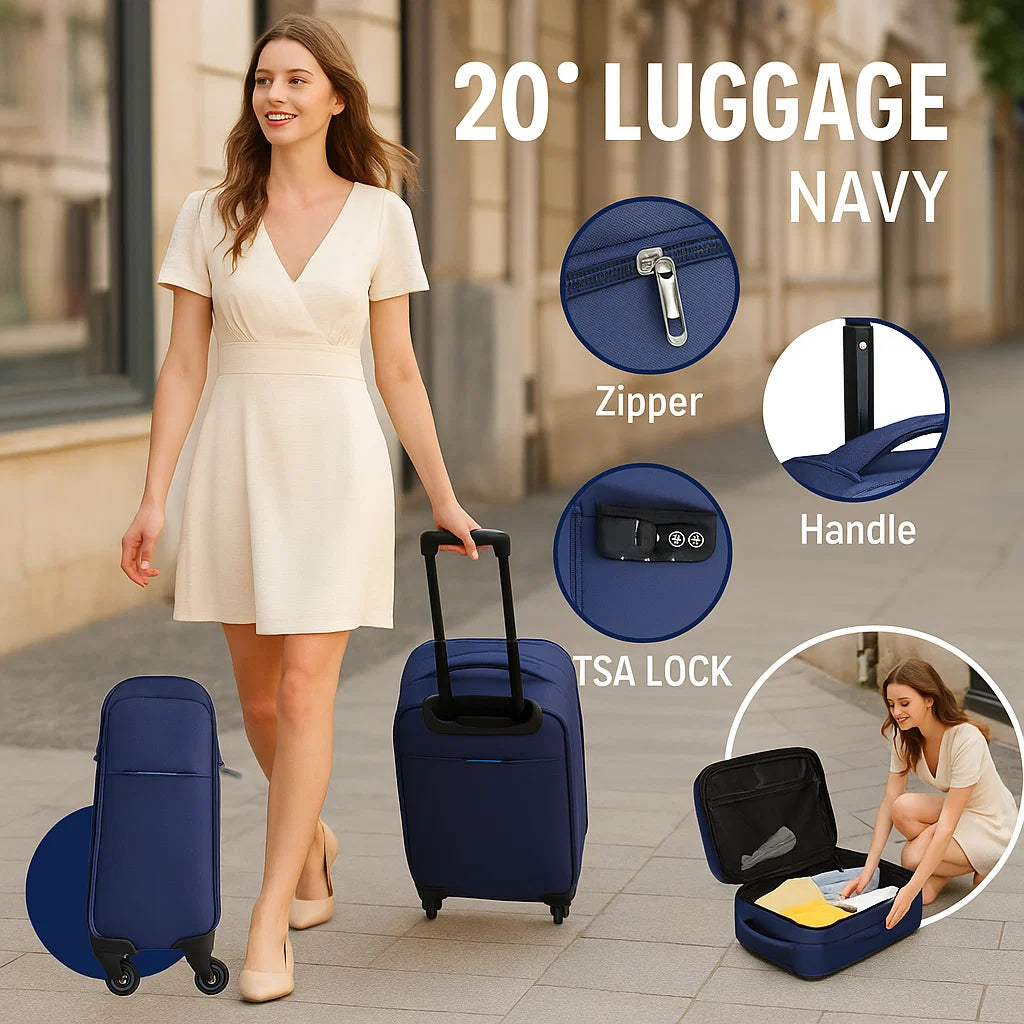 NEW YORK XPRESS WD-327 4 PIECE LUGGAGE (20"24"28"32)