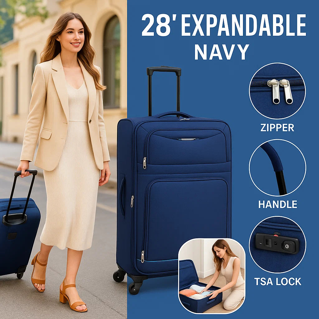 NEW YORK XPRESS WD-327 4 PIECE LUGGAGE (20"24"28"32)