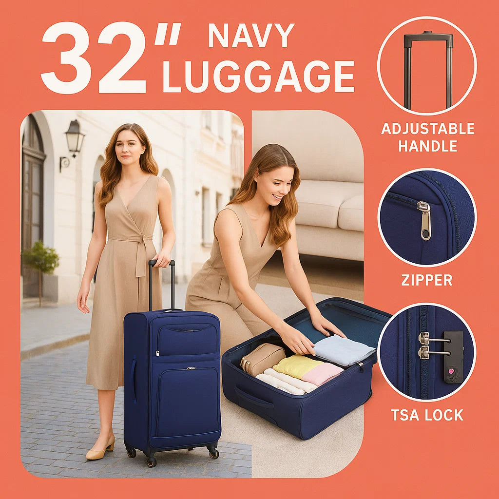 NEW YORK XPRESS WD-327 4 PIECE LUGGAGE (20"24"28"32)