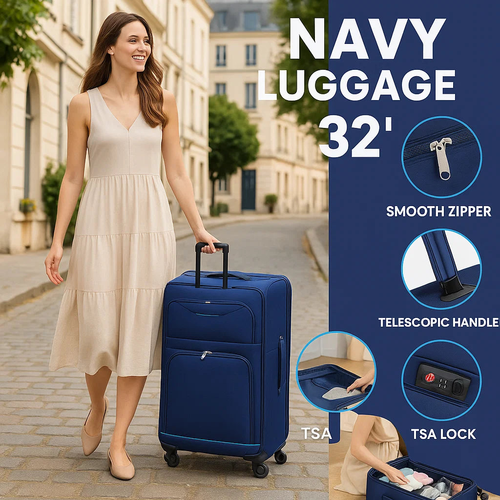 NEW YORK XPRESS WD-327 4 PIECE LUGGAGE (20"24"28"32)