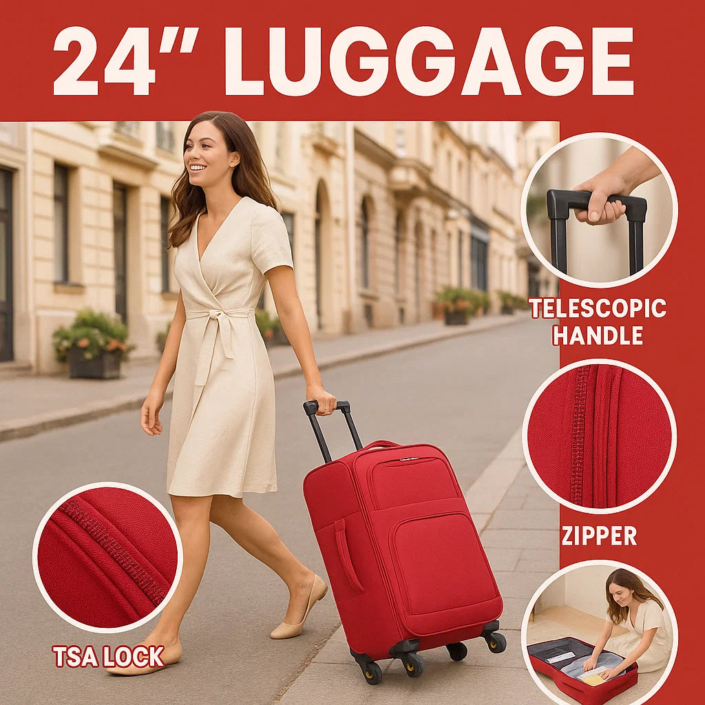 NEW YORK XPRESS WD-327 4 PIECE LUGGAGE (20"24"28"32)