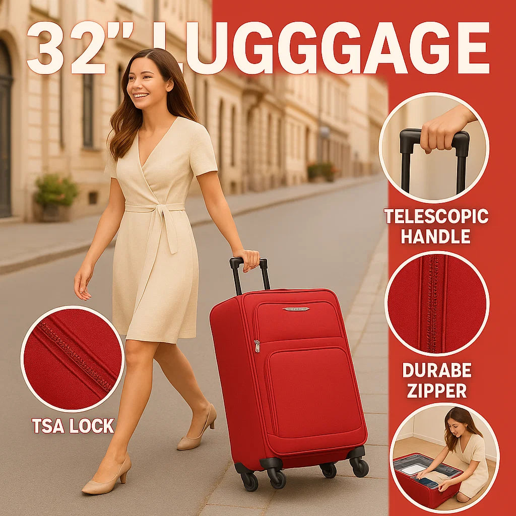 NEW YORK XPRESS WD-327 4 PIECE LUGGAGE (20"24"28"32)