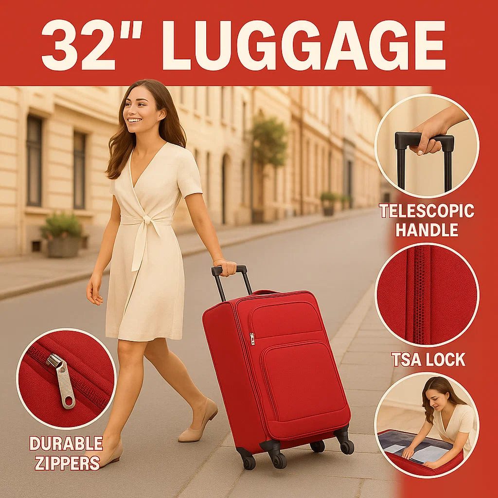 NEW YORK XPRESS WD-327 4 PIECE LUGGAGE (20"24"28"32)