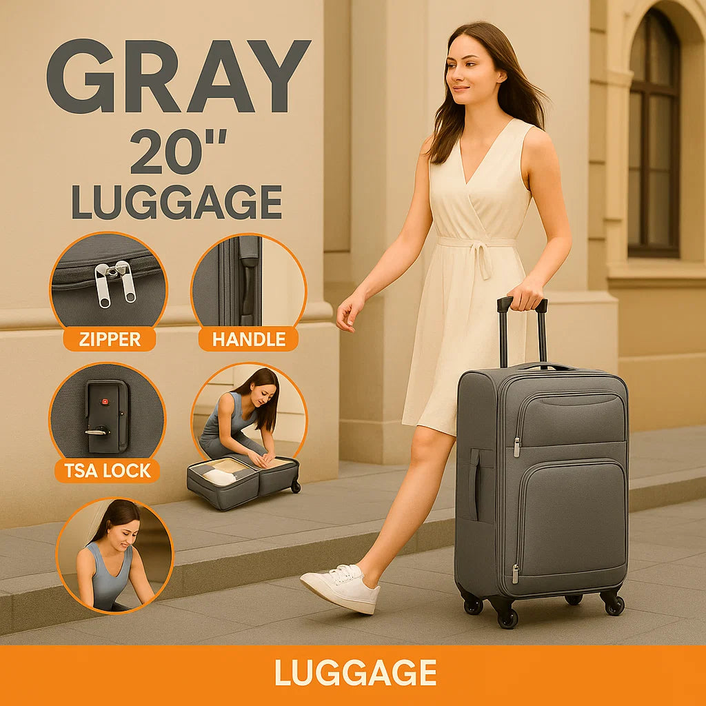 NEW YORK XPRESS WD-327 4 PIECE LUGGAGE (20"24"28"32)