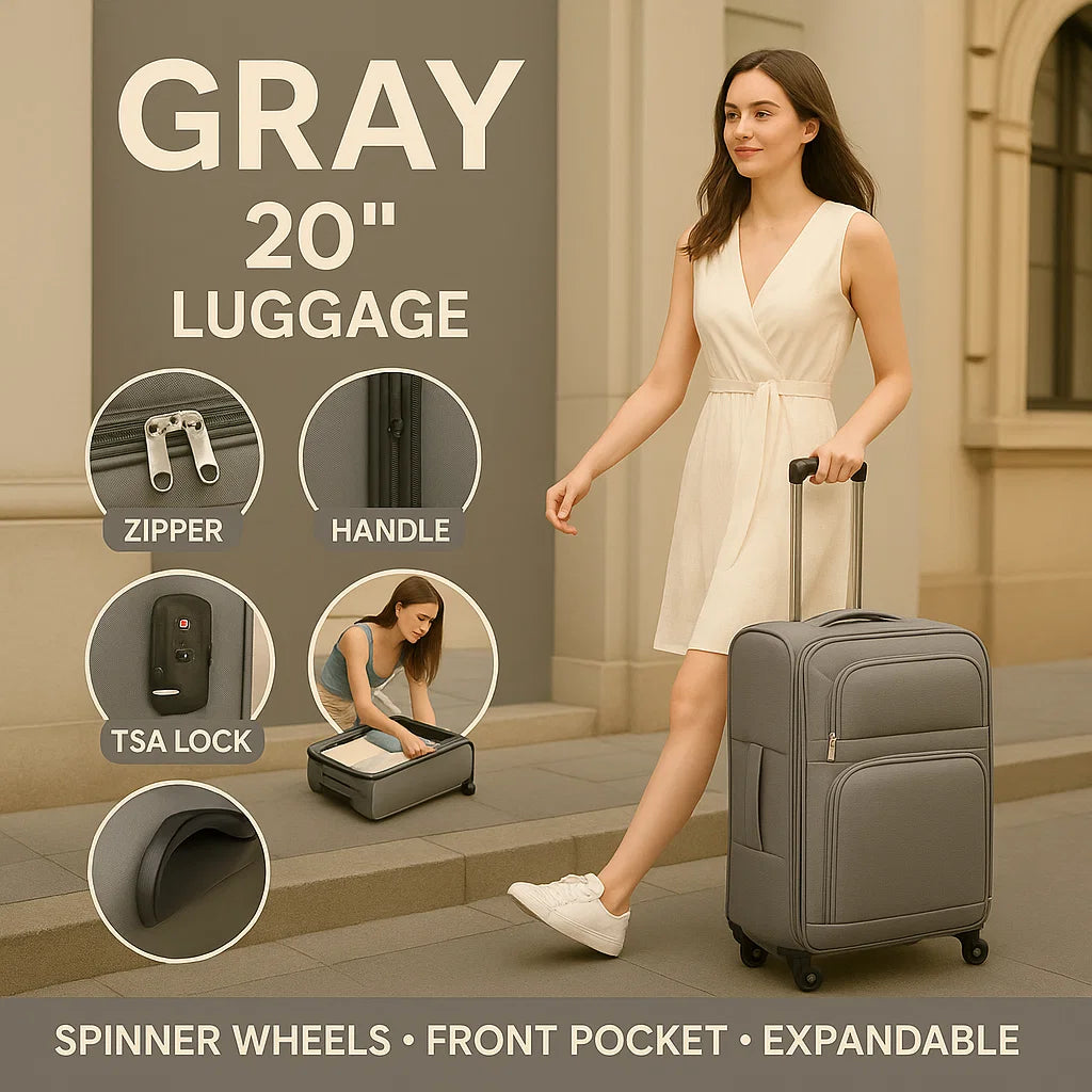 NEW YORK XPRESS WD-327 4 PIECE LUGGAGE (20"24"28"32)