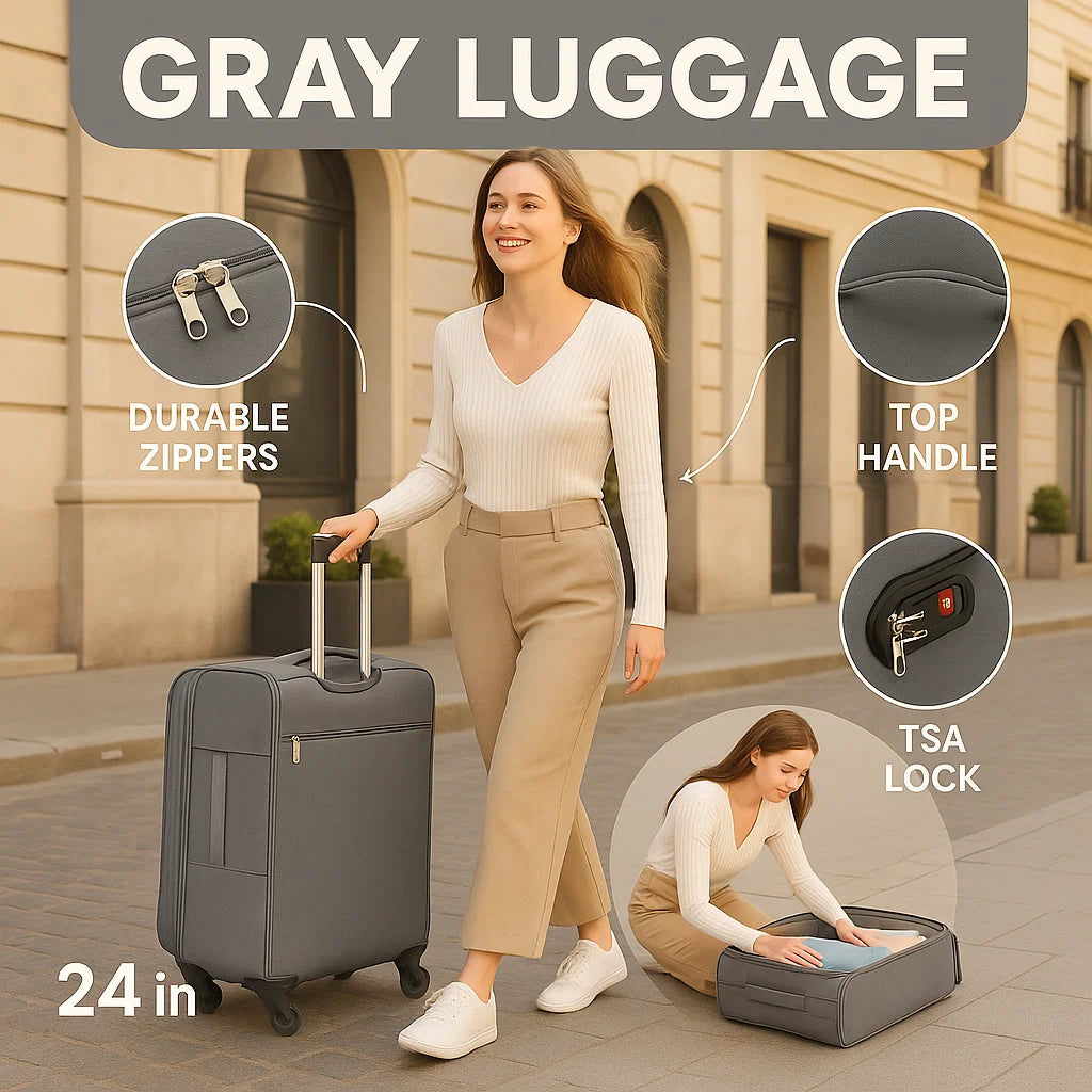 NEW YORK XPRESS WD-327 4 PIECE LUGGAGE (20"24"28"32)
