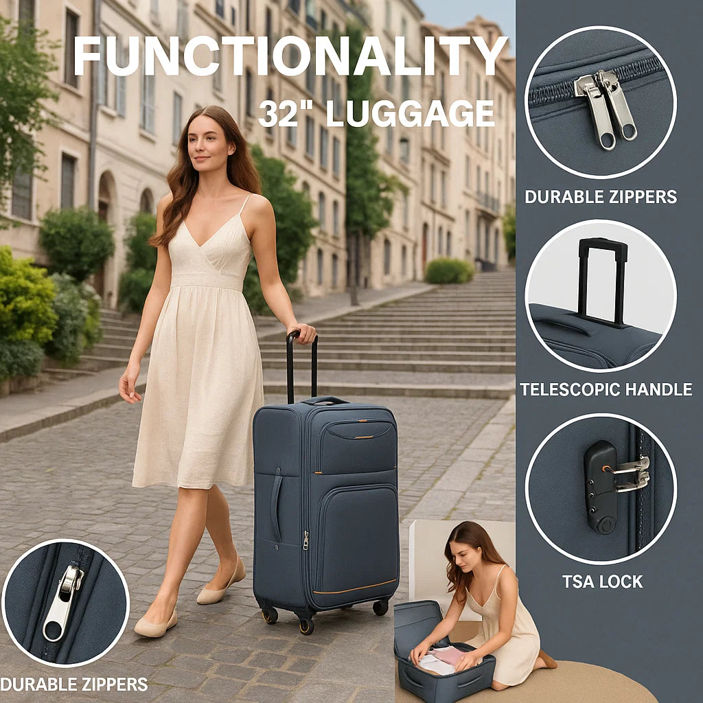 NEW YORK XPRESS WD-327 4 PIECE LUGGAGE (20"24"28"32)