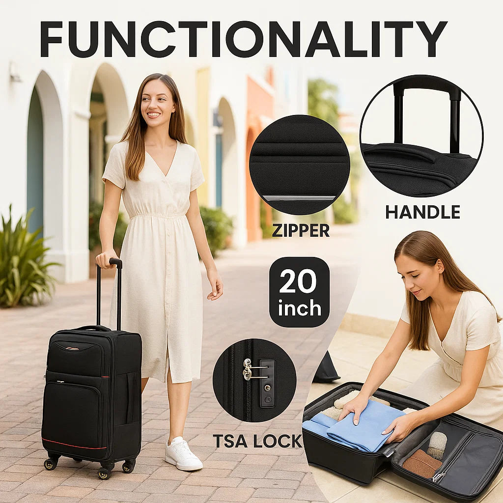 NEW YORK XPRESS WD-327 4 PIECE LUGGAGE (20"24"28"32)