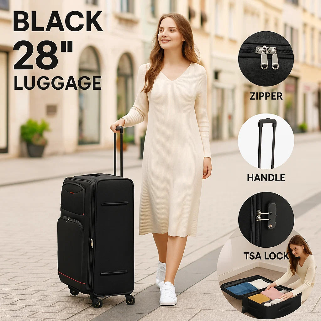 NEW YORK XPRESS WD-327 4 PIECE LUGGAGE (20"24"28"32)