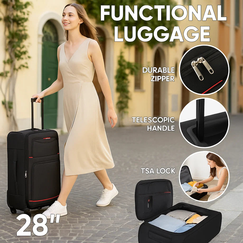 NEW YORK XPRESS WD-327 4 PIECE LUGGAGE (20"24"28"32)