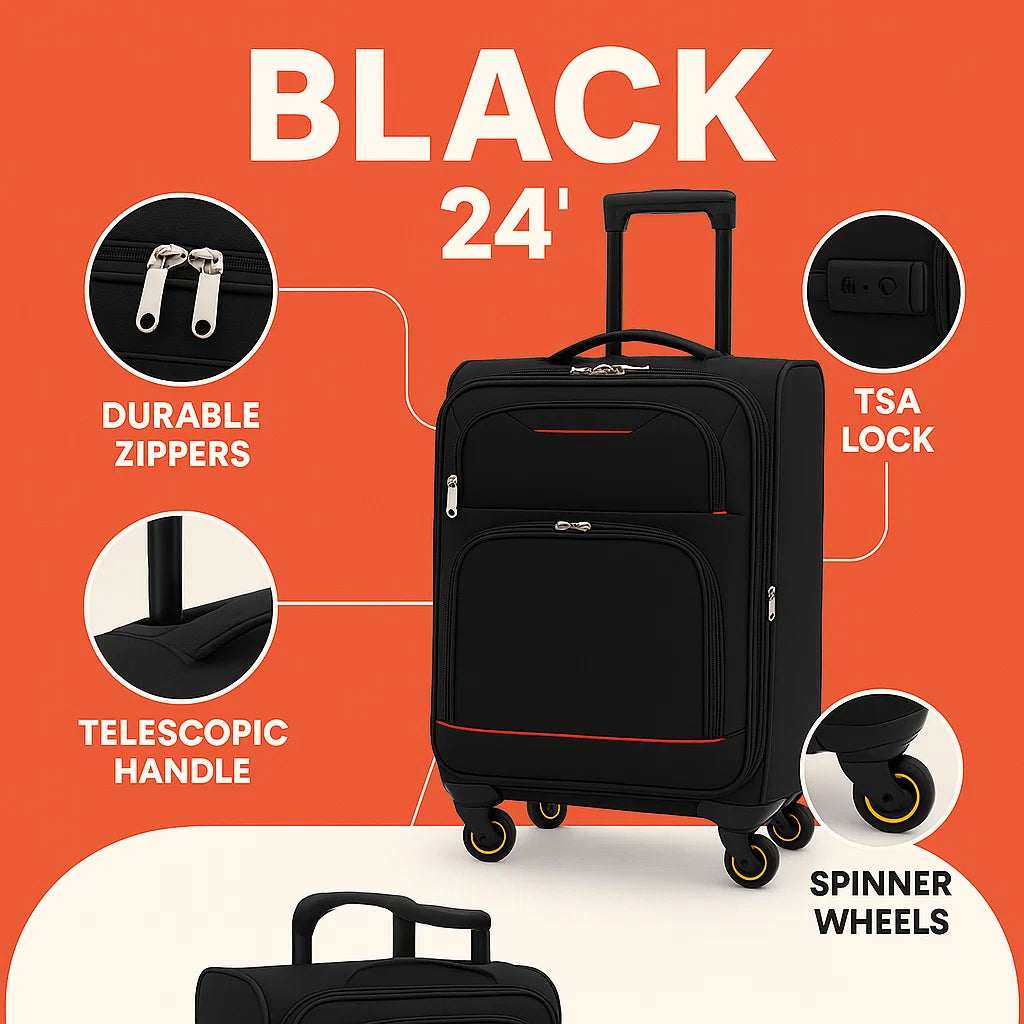 NEW YORK XPRESS WD-327 4 PIECE LUGGAGE (20"24"28"32)