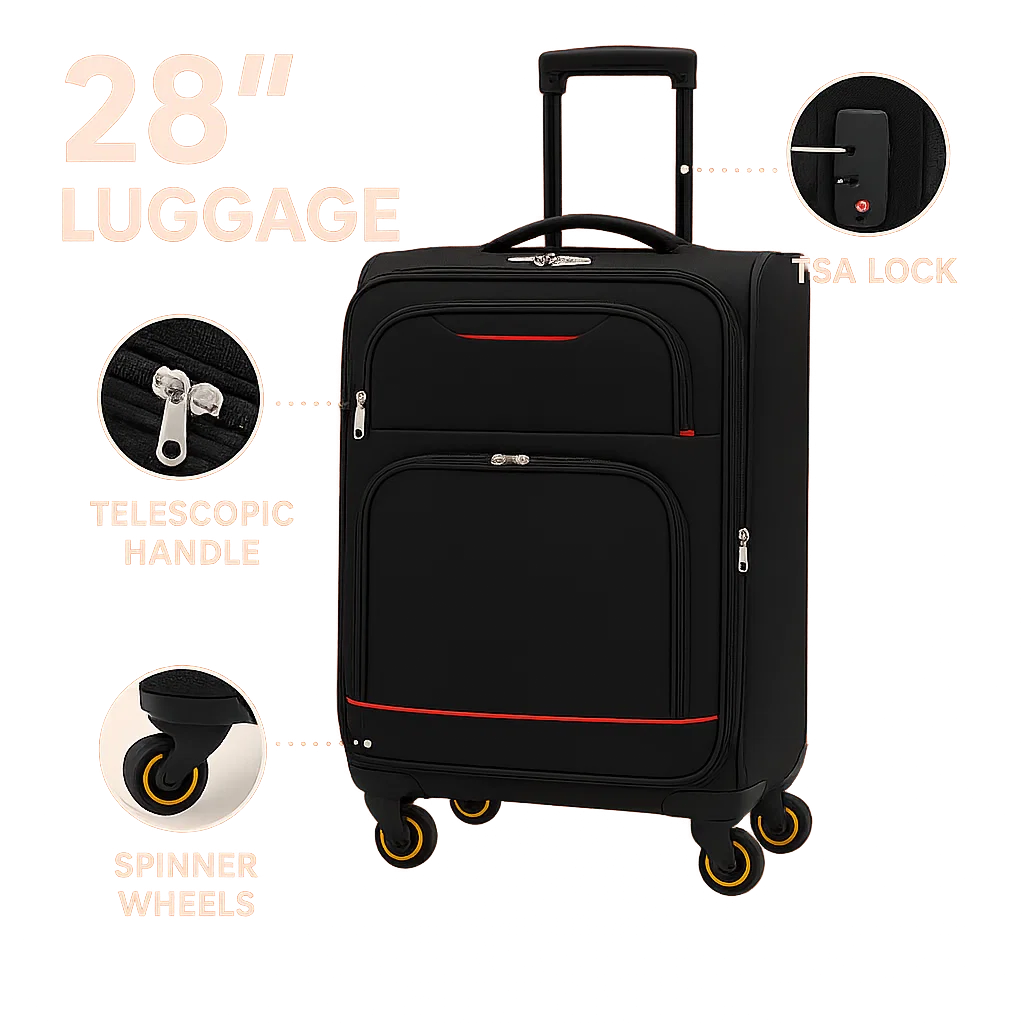NEW YORK XPRESS WD-327 4 PIECE LUGGAGE (20"24"28"32)