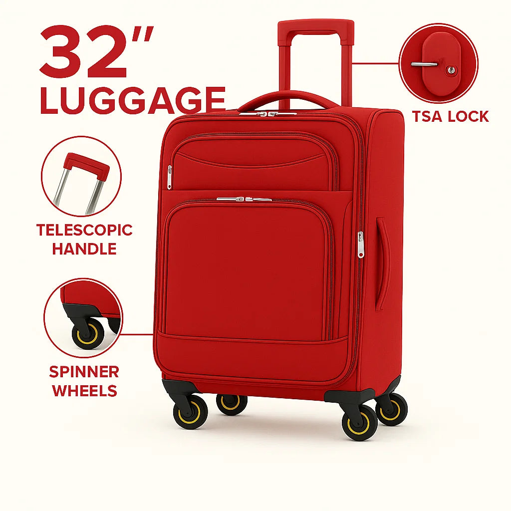 NEW YORK XPRESS WD-327 4 PIECE LUGGAGE (20"24"28"32)