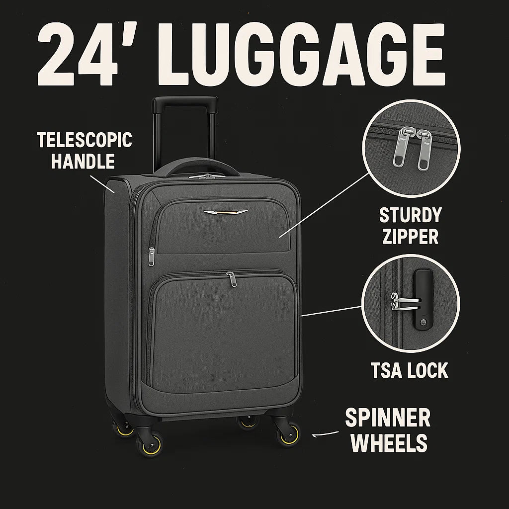 NEW YORK XPRESS WD-327 4 PIECE LUGGAGE (20"24"28"32)