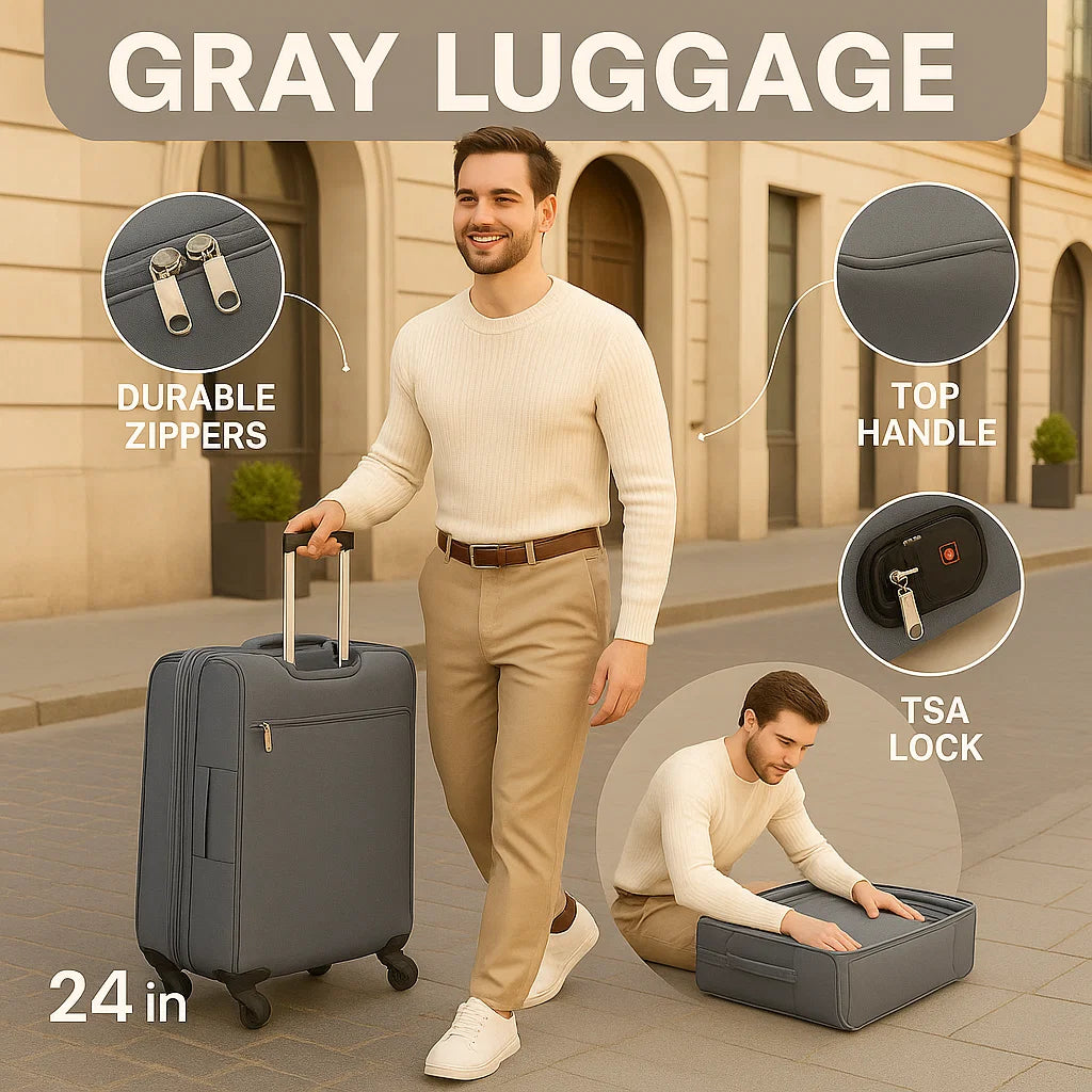 NEW YORK XPRESS WD-327 4 PIECE LUGGAGE (20"24"28"32)