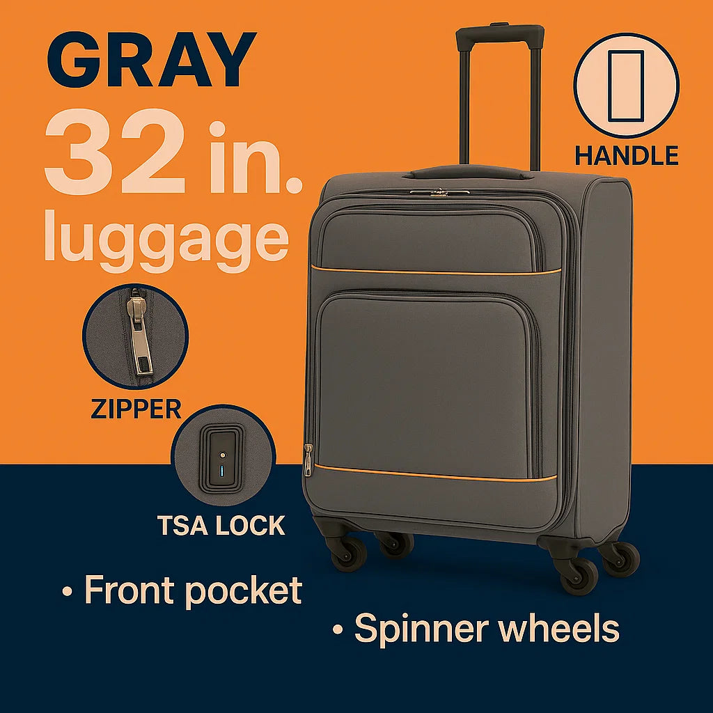 NEW YORK XPRESS WD-327 4 PIECE LUGGAGE (20"24"28"32)