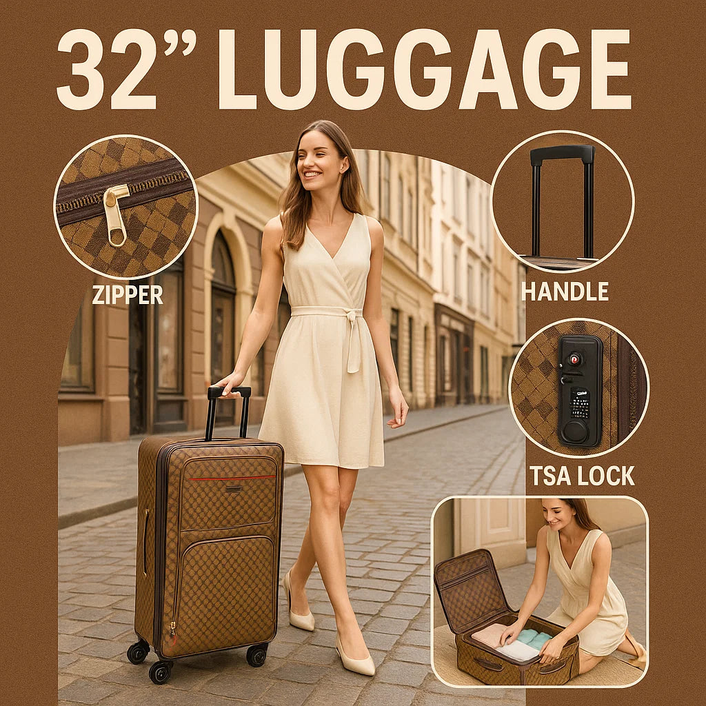 NEW YORK XPRESS XH-2601 SOFT LUGGAGE 5 PIECE (20" 26" 28" 30" 32")
