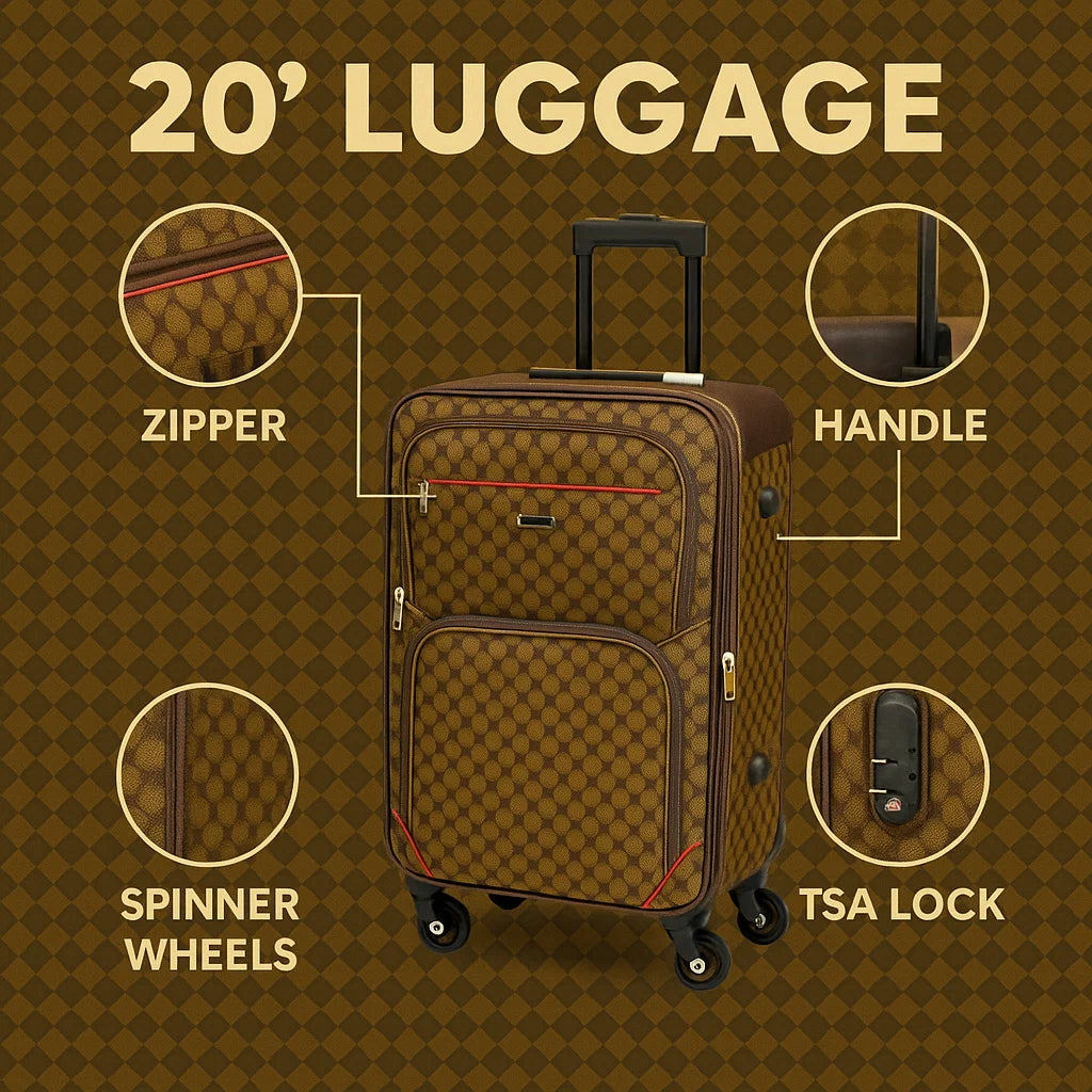 NEW YORK XPRESS XH-2601 SOFT LUGGAGE 5 PIECE (20" 26" 28" 30" 32")