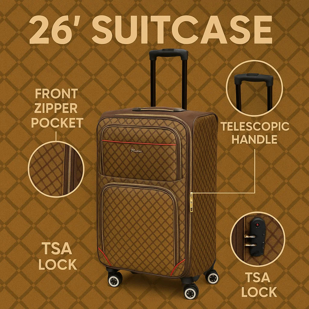 NEW YORK XPRESS XH-2601 SOFT LUGGAGE 5 PIECE (20" 26" 28" 30" 32")