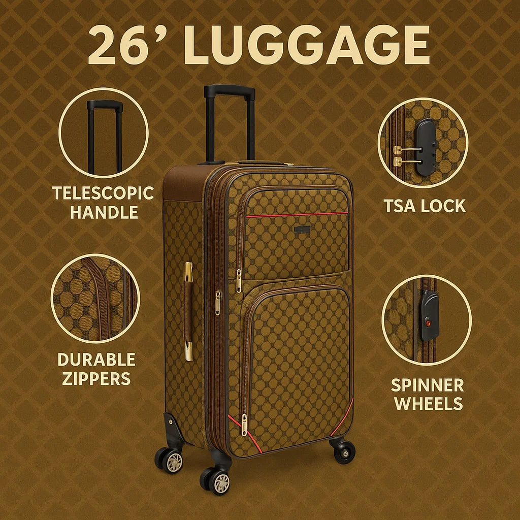 NEW YORK XPRESS XH-2601 SOFT LUGGAGE 5 PIECE (20" 26" 28" 30" 32")