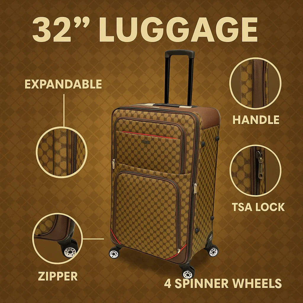 NEW YORK XPRESS XH-2601 SOFT LUGGAGE 5 PIECE (20" 26" 28" 30" 32")
