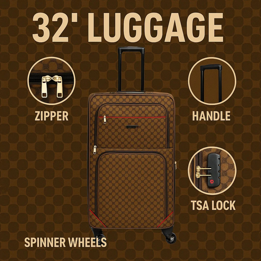 NEW YORK XPRESS XH-2601 SOFT LUGGAGE 5 PIECE (20" 26" 28" 30" 32")