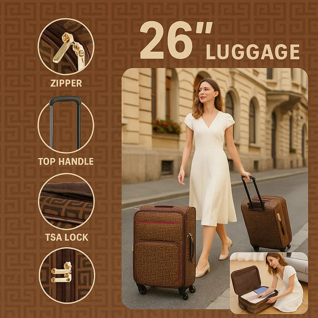 NEW YORK XPRESS XH-2601 SOFT LUGGAGE 5 PIECE (20" 26" 28" 30" 32")