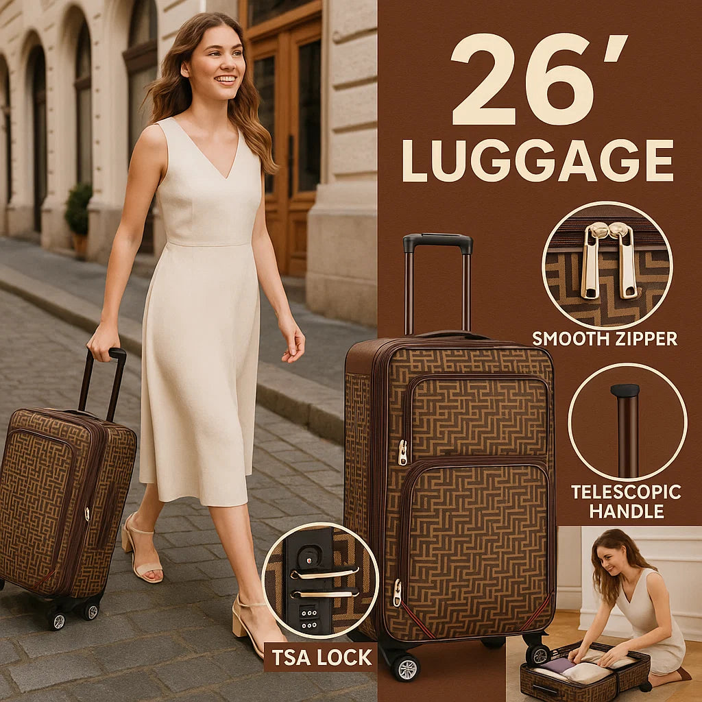 NEW YORK XPRESS XH-2601 SOFT LUGGAGE 5 PIECE (20" 26" 28" 30" 32")