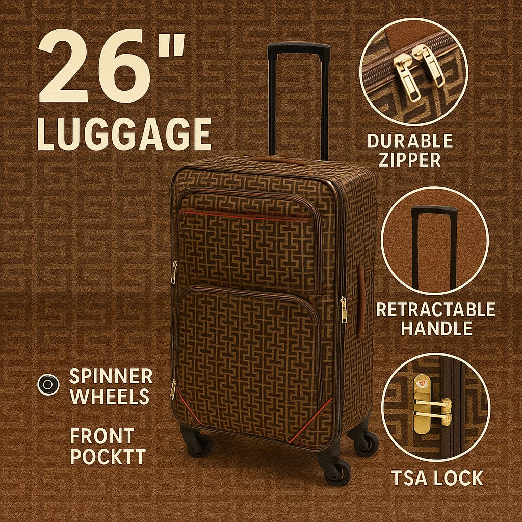 NEW YORK XPRESS XH-2601 SOFT LUGGAGE 5 PIECE (20" 26" 28" 30" 32")