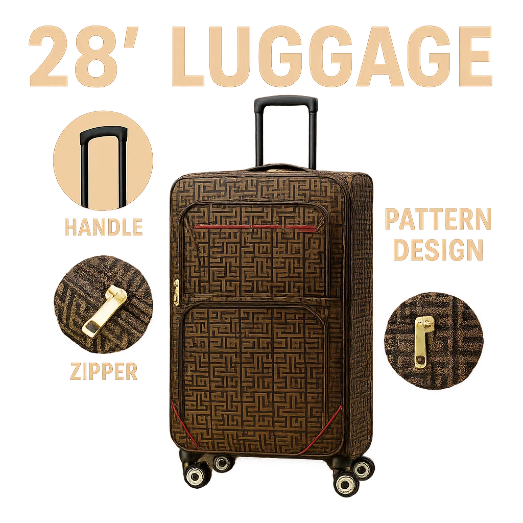 NEW YORK XPRESS XH-2601 SOFT LUGGAGE 5 PIECE (20" 26" 28" 30" 32")