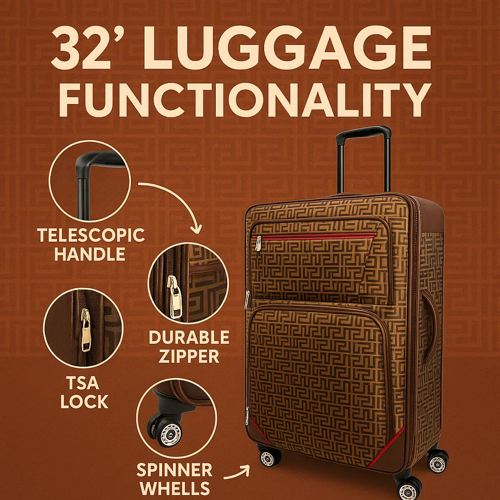 NEW YORK XPRESS XH-2601 SOFT LUGGAGE 5 PIECE (20" 26" 28" 30" 32")