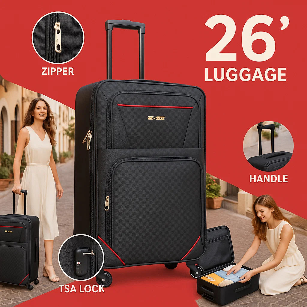 NEW YORK XPRESS XH-2601 SOFT LUGGAGE 5 PIECE (20" 26" 28" 30" 32")