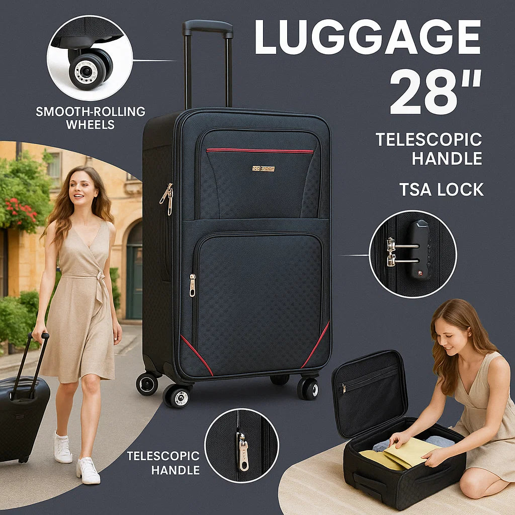 NEW YORK XPRESS XH-2601 SOFT LUGGAGE 5 PIECE (20" 26" 28" 30" 32")