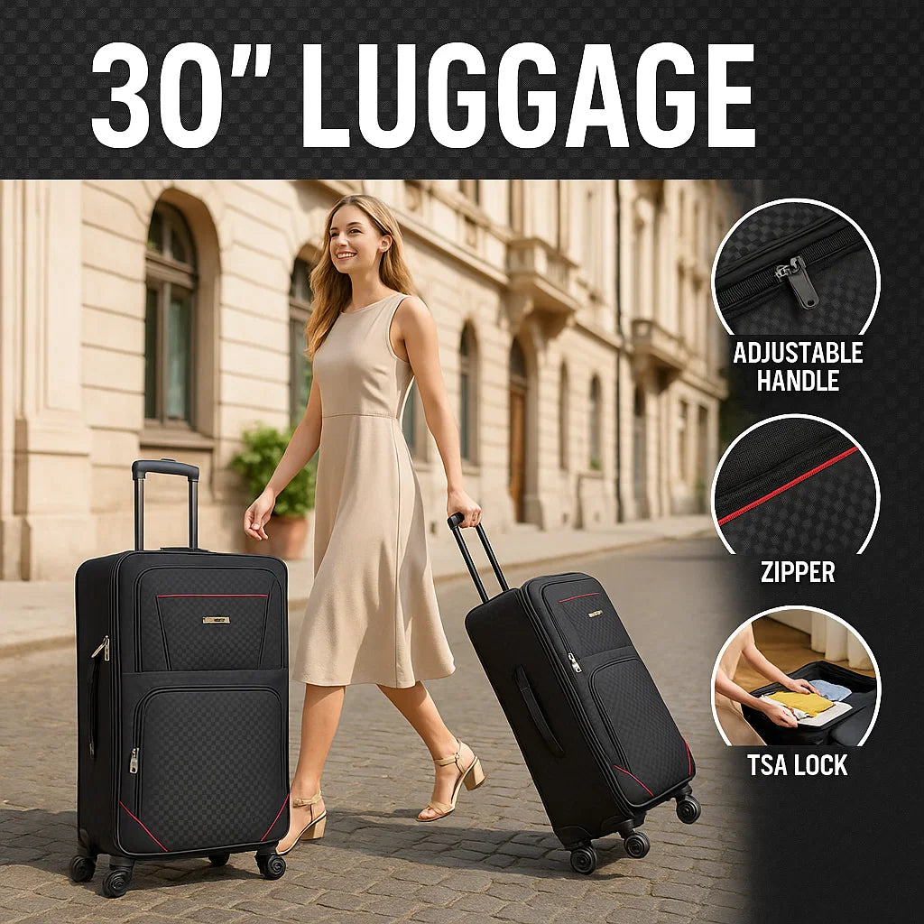 NEW YORK XPRESS XH-2601 SOFT LUGGAGE 5 PIECE (20" 26" 28" 30" 32")