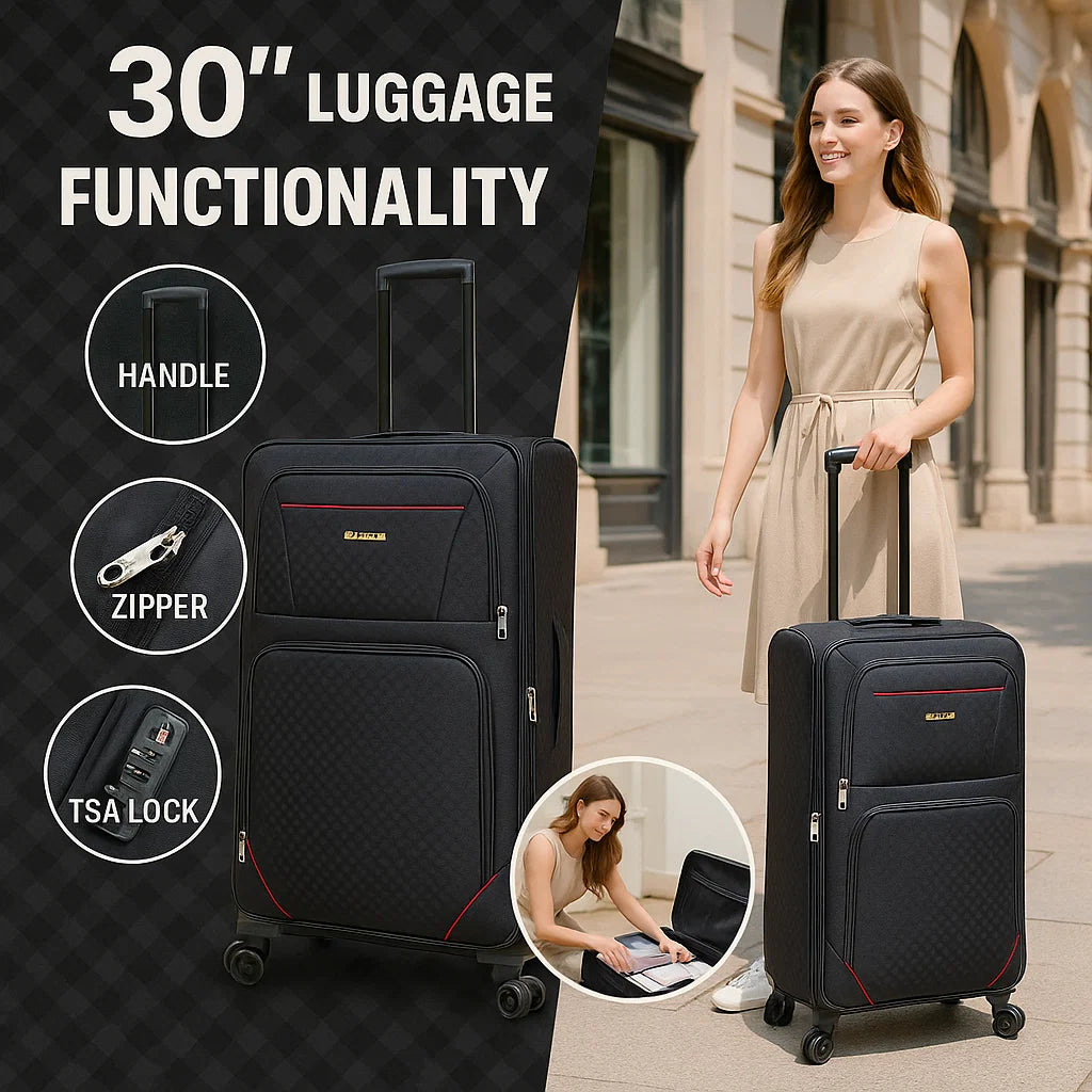 NEW YORK XPRESS XH-2601 SOFT LUGGAGE 5 PIECE (20" 26" 28" 30" 32")